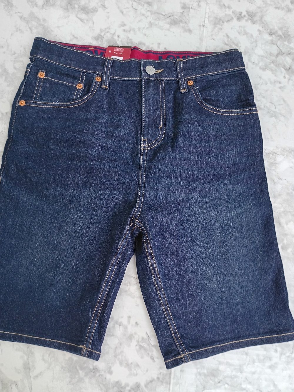 Levi's Blue Boys Denim Shorts